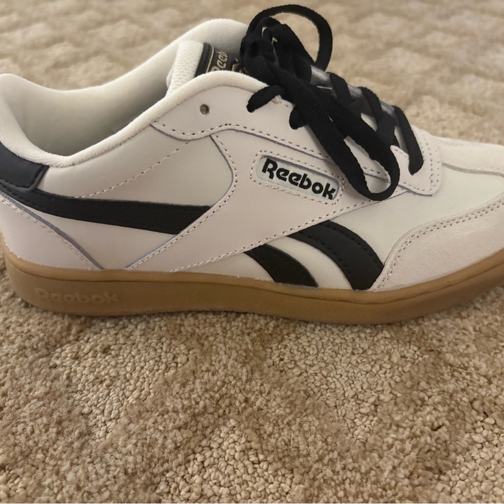Reebok White and Black Sneakers